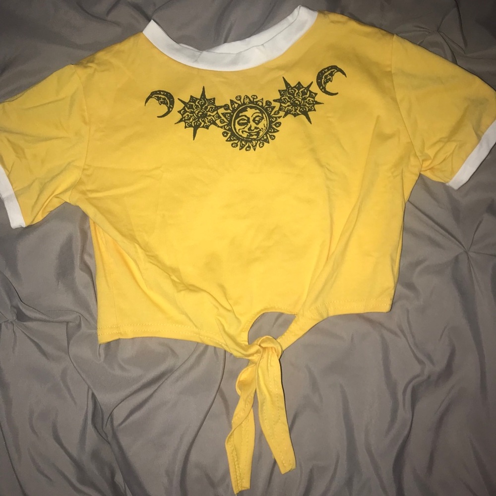 Yellow Crop Top